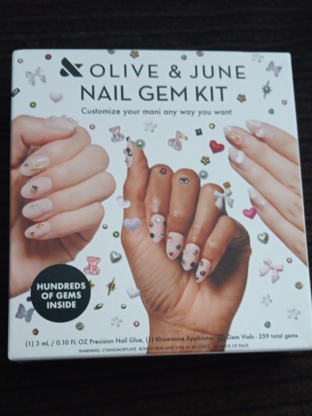 Nail Gem Kit on box
